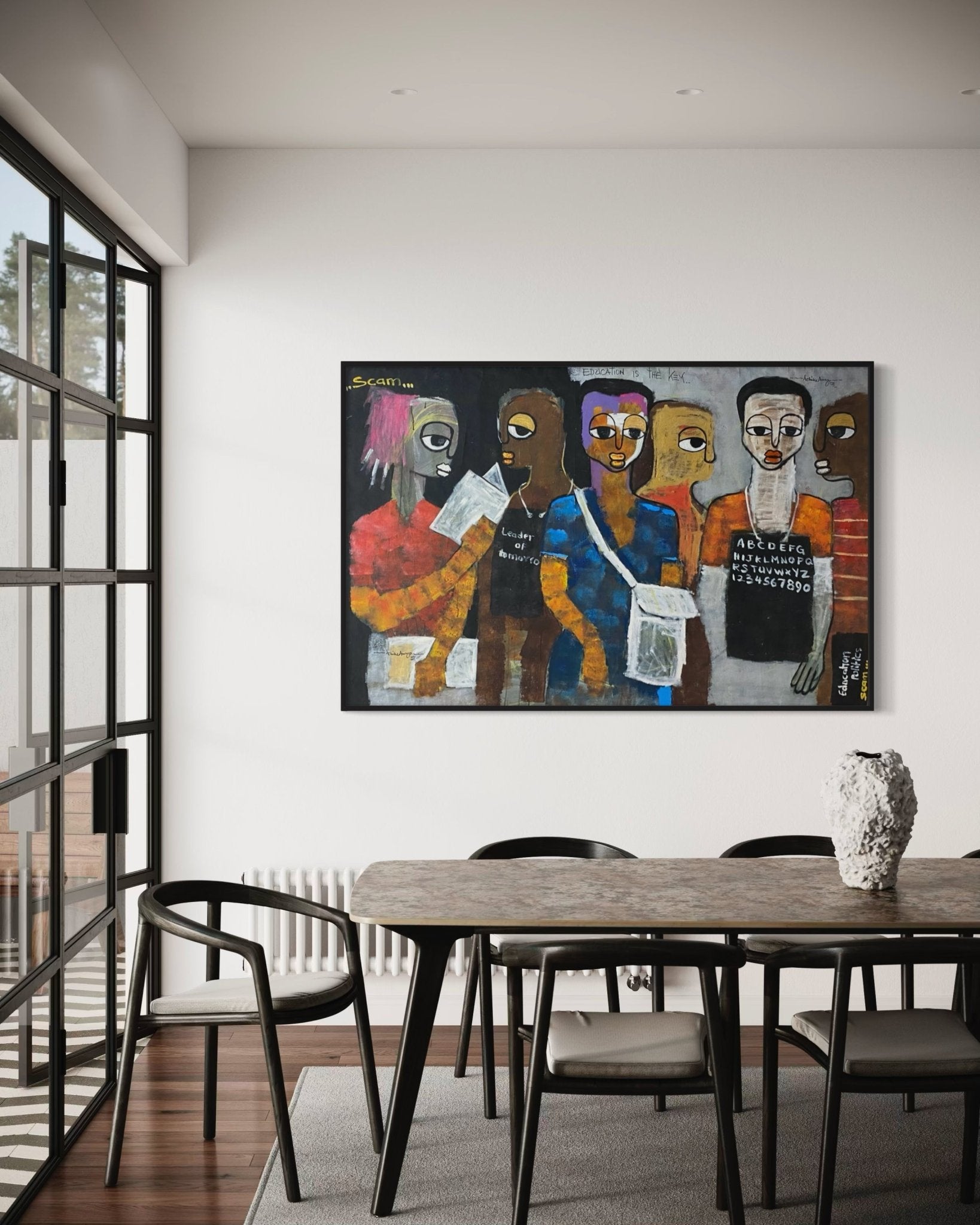 “Education and political scam in Africa” - Bibianna African Art Collective