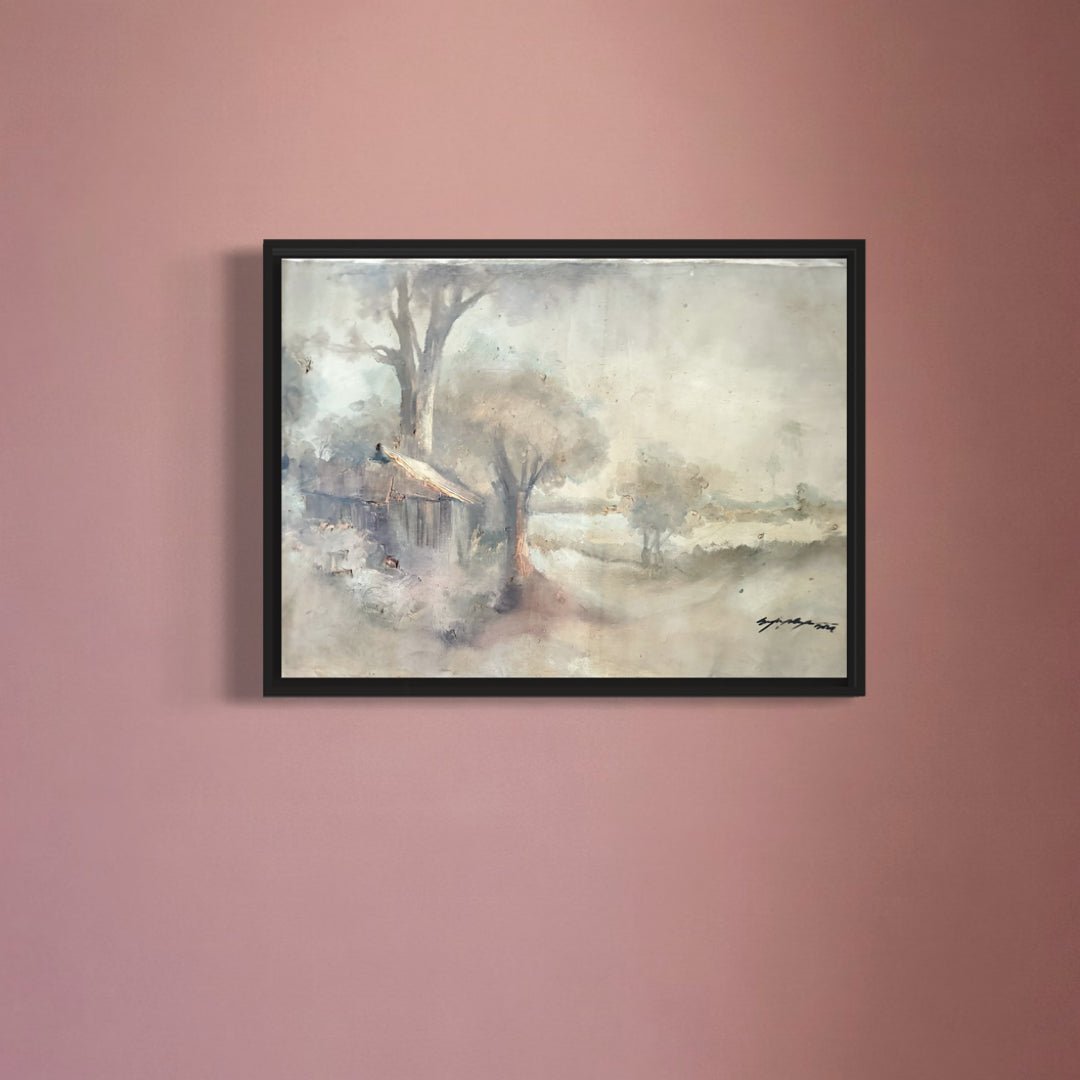 Elegant Pastel Classic Landscape Painting - Bibianna African Art Collective