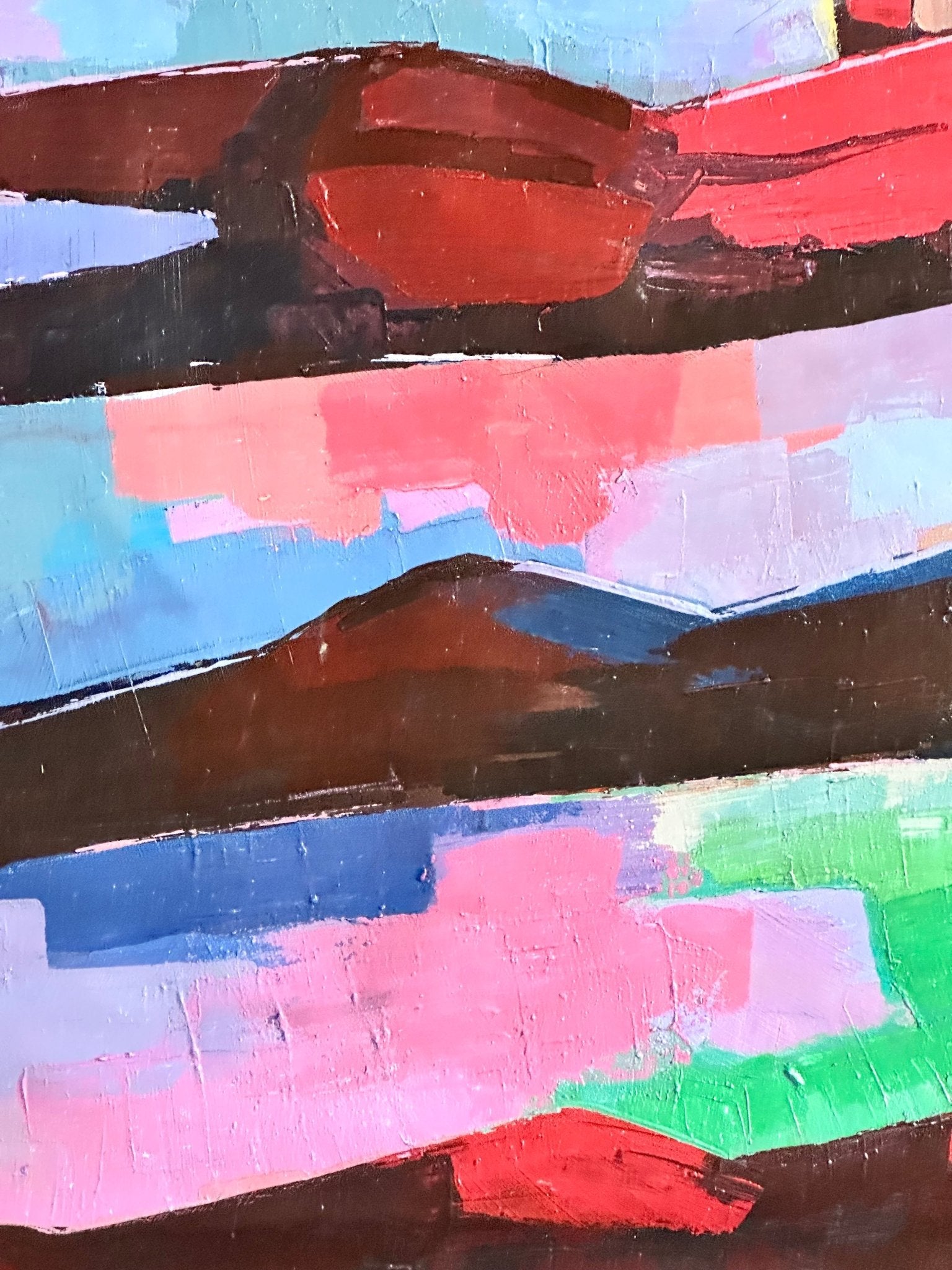 "Exodus" Acrylic On Canvas - Bibianna African Art Collective