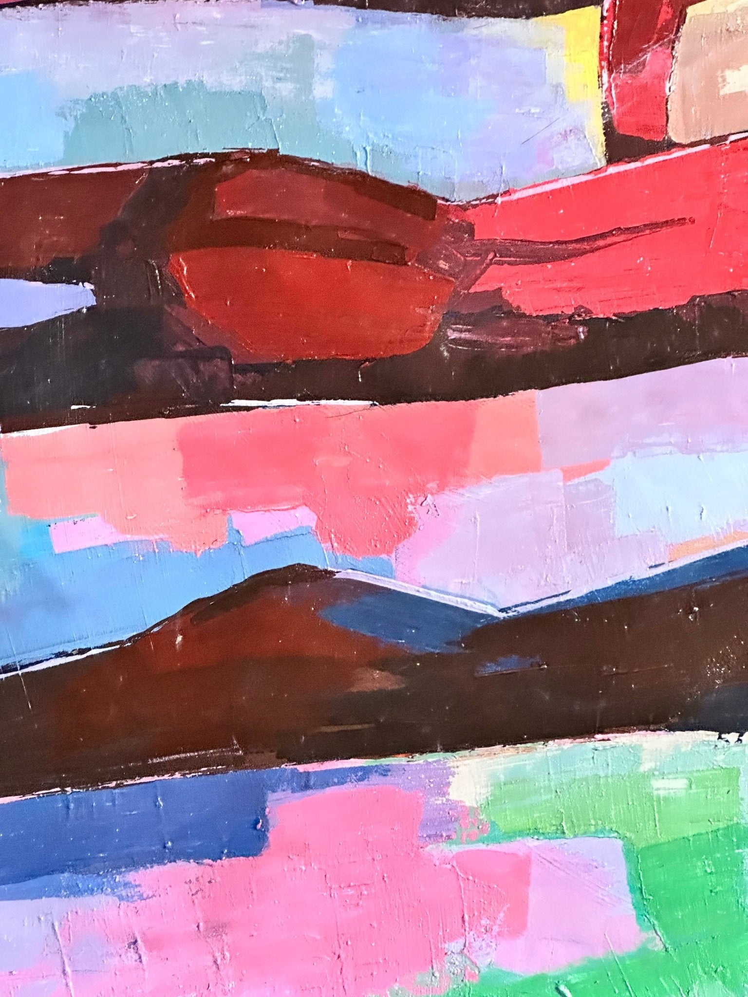 "Exodus" Acrylic On Canvas - Bibianna African Art Collective