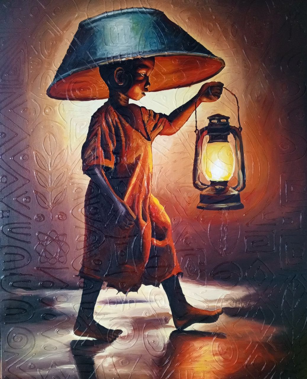 "Follow The Light" Azeez Okulaja - Bibianna African Art Collective