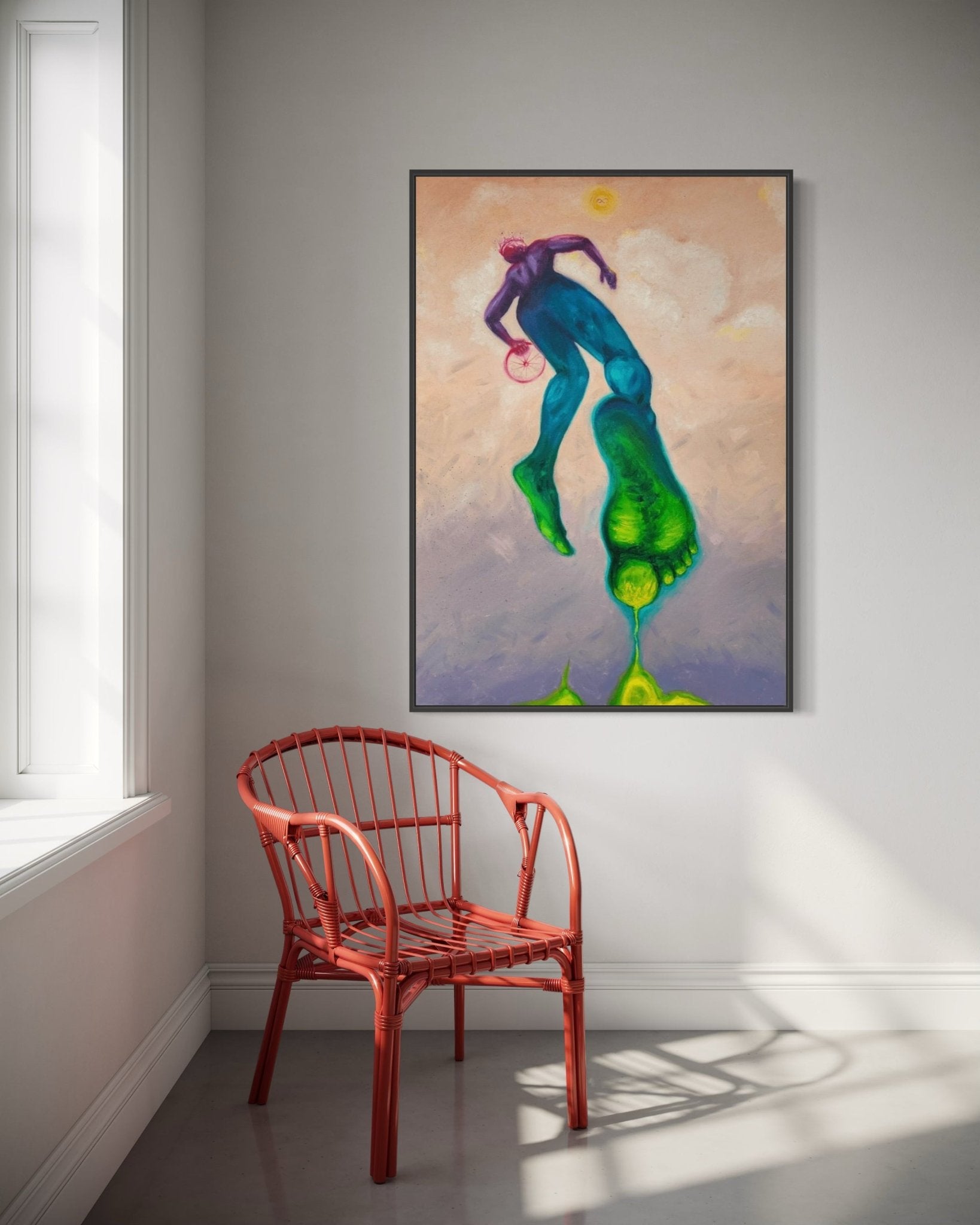 "Glory On My Feet" On Hold - Please Inquire Before Purchase. - Bibianna African Art Collective