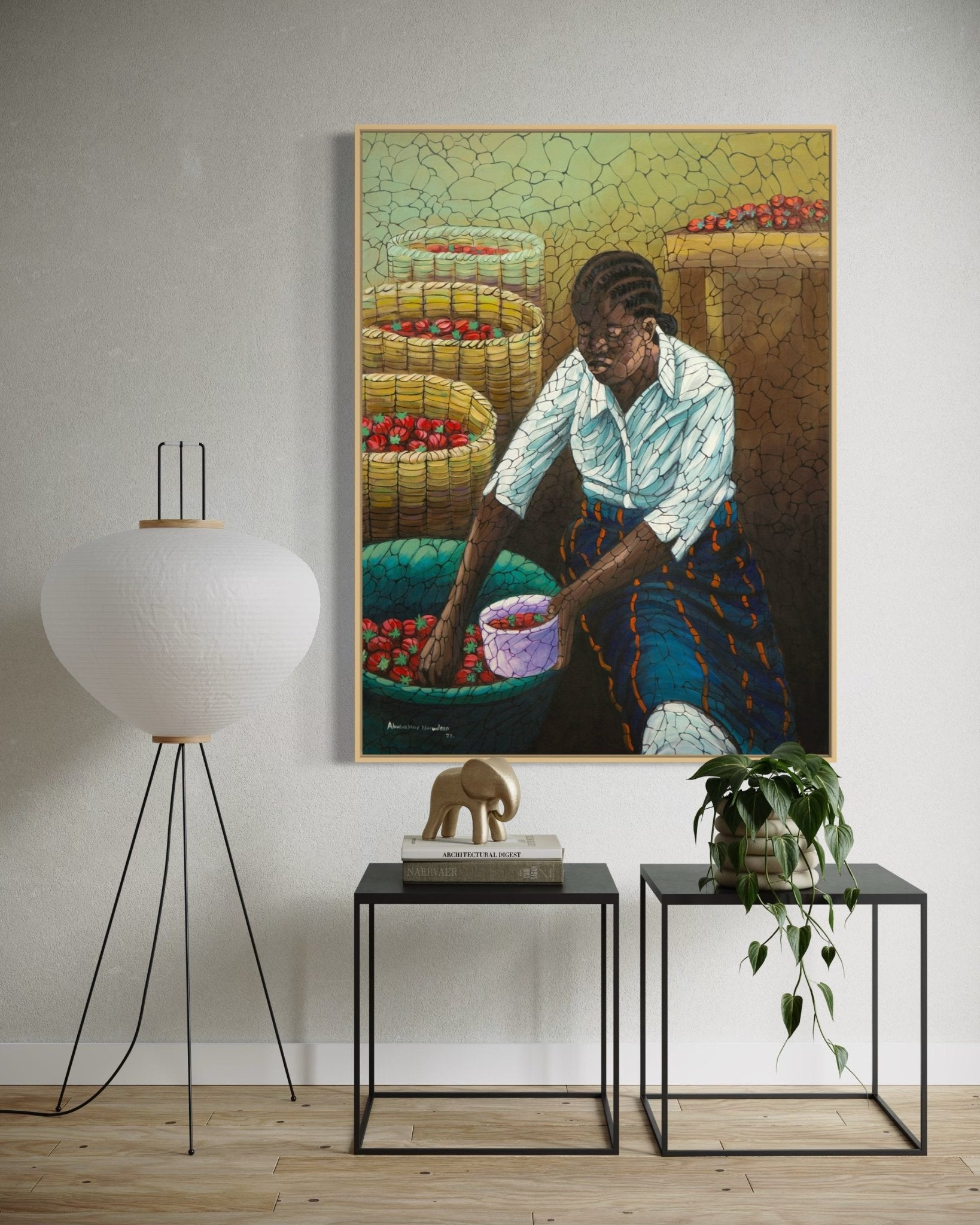 "Harvest" 120 x 90cm - Bibianna African Art Collective