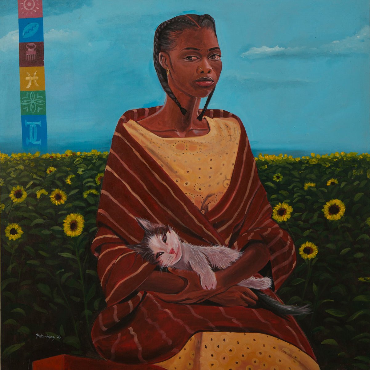 Her Cat - Bibianna African Art Collective