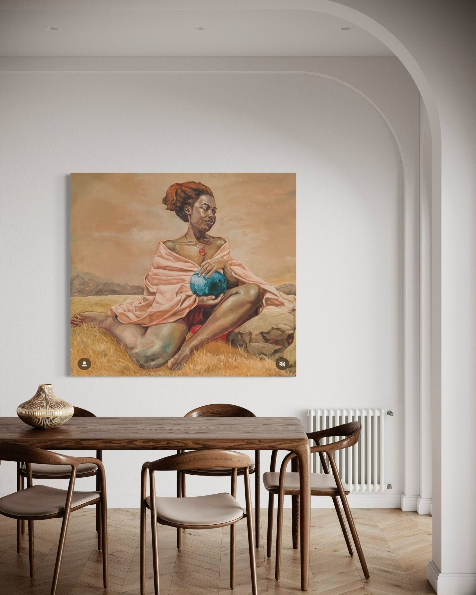 "Hope" Painting By Emmanuel Ugwu - Bibianna African Art Collective