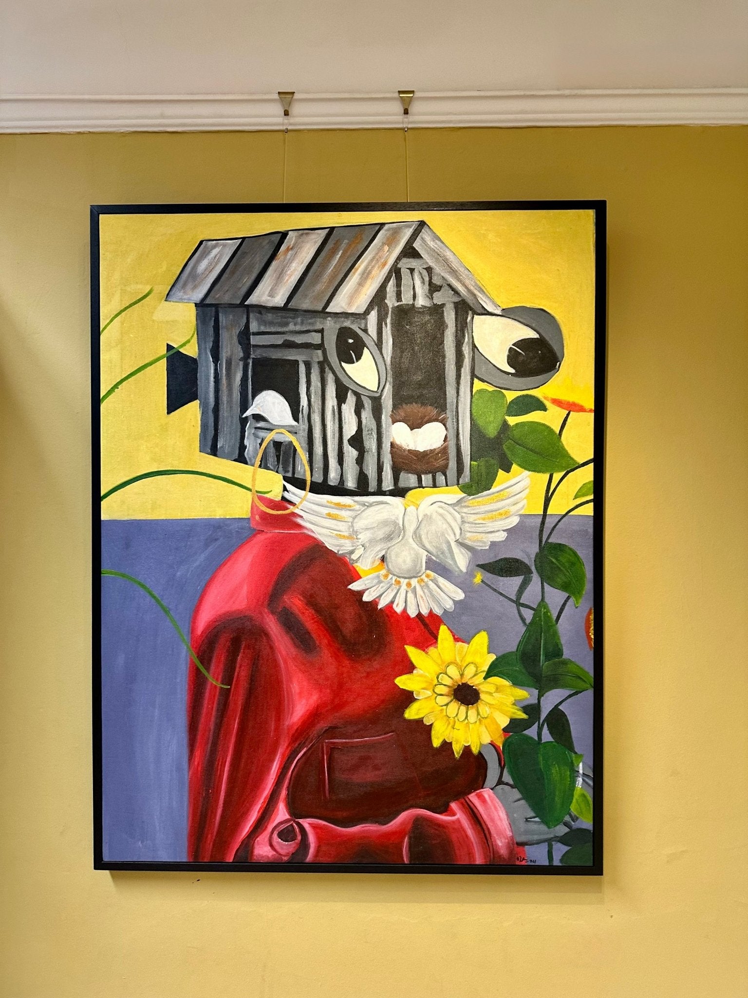 'I'm Home' 124 x 94cm - Bibianna African Art Collective