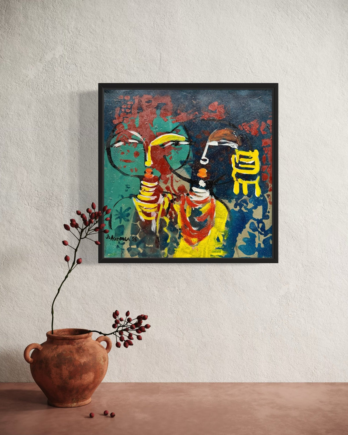 J.O. Aransiola — Works on Paper No. 1 - Bibianna African Art Collective