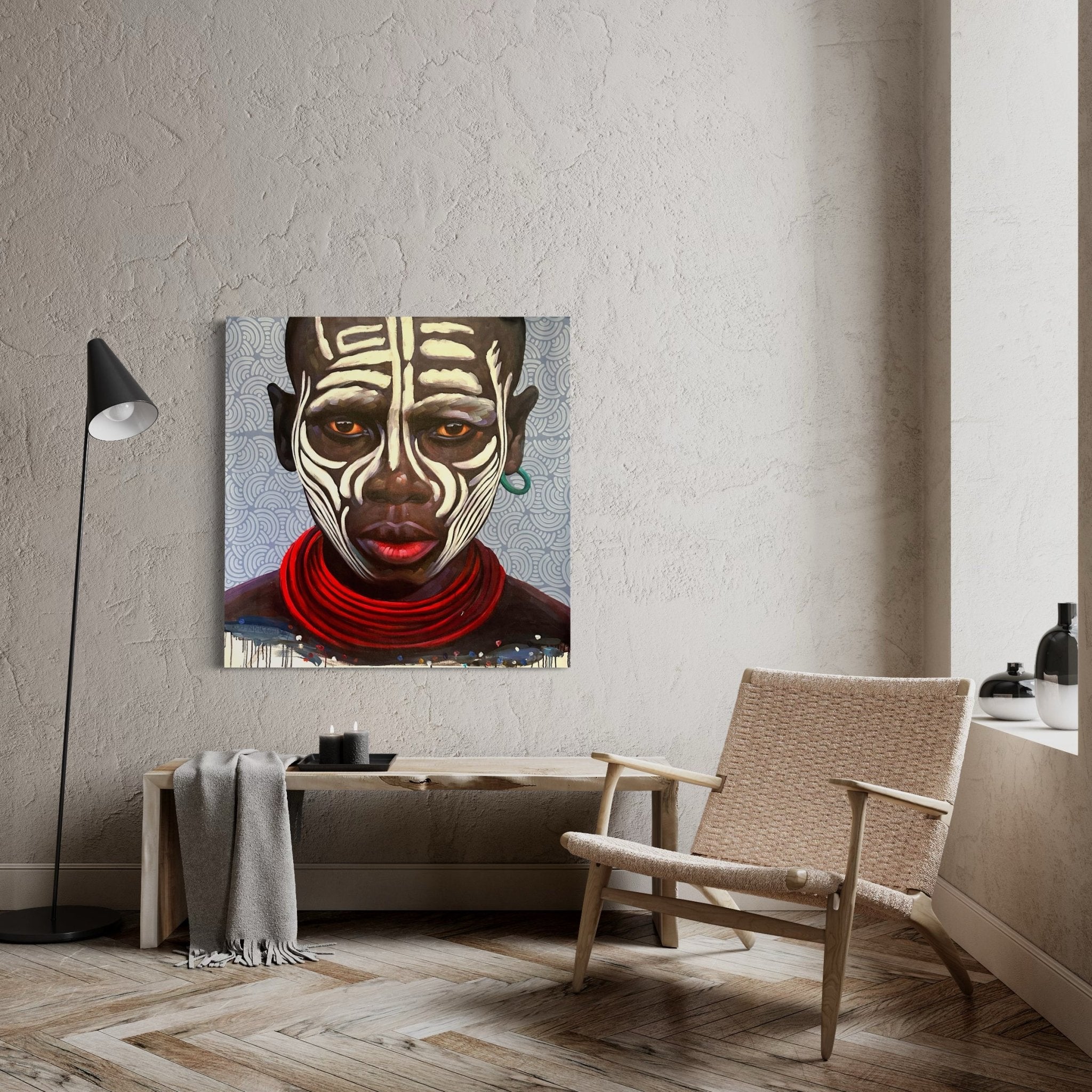 Kwesi Koo Nyarkoh Original Impresionist Painting 1 - Bibianna African Art Collective