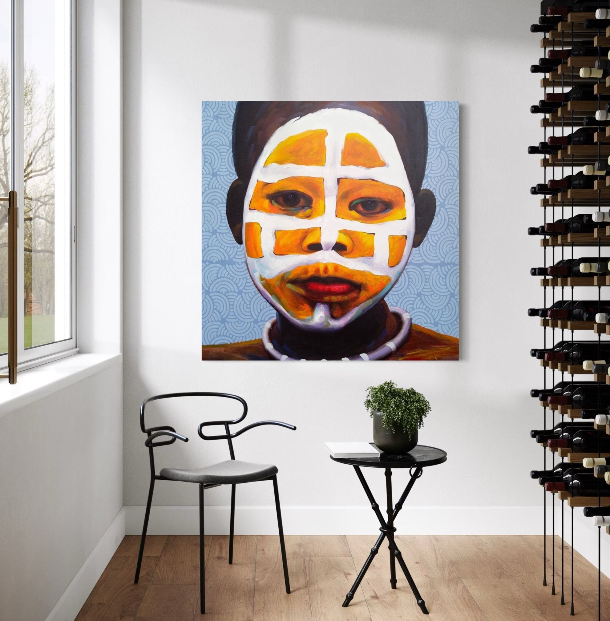 Kwesi Koo Nyarkoh Original Impresionist Painting 2 - Bibianna African Art Collective