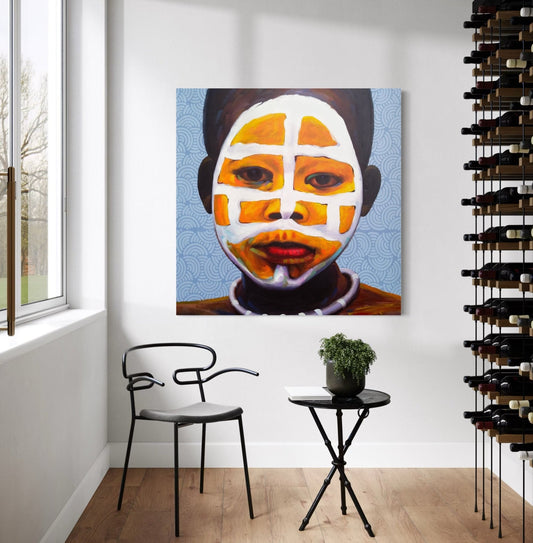 Kwesi Koo Nyarkoh Original Impresionist Painting 2 - Bibianna African Art Collective