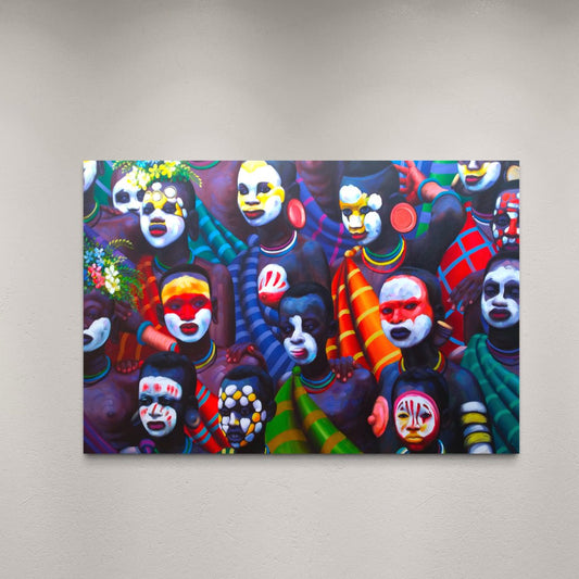 Kwesi Koo Nyarkoh Original Impresionist Painting 5 - Bibianna African Art Collective