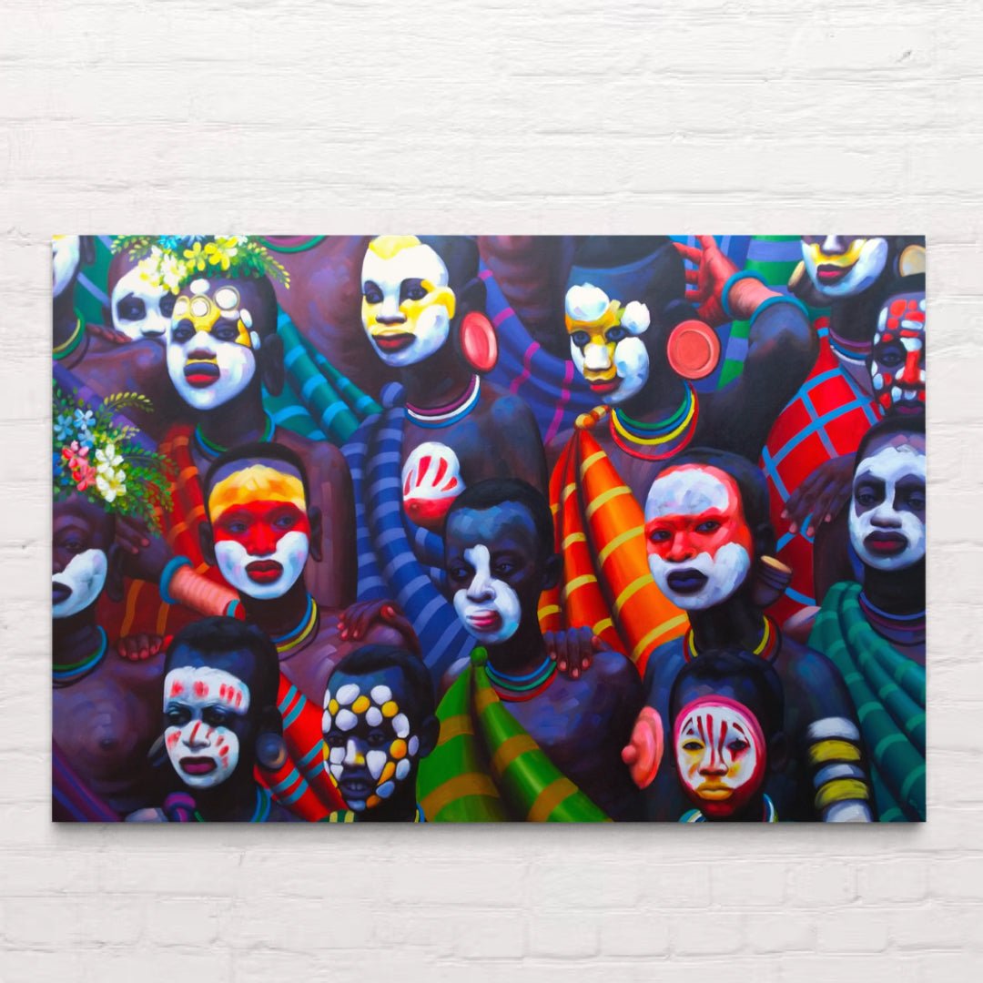 Kwesi Koo Nyarkoh Original Impressionist Painting 5 - Bibianna African Art Collective