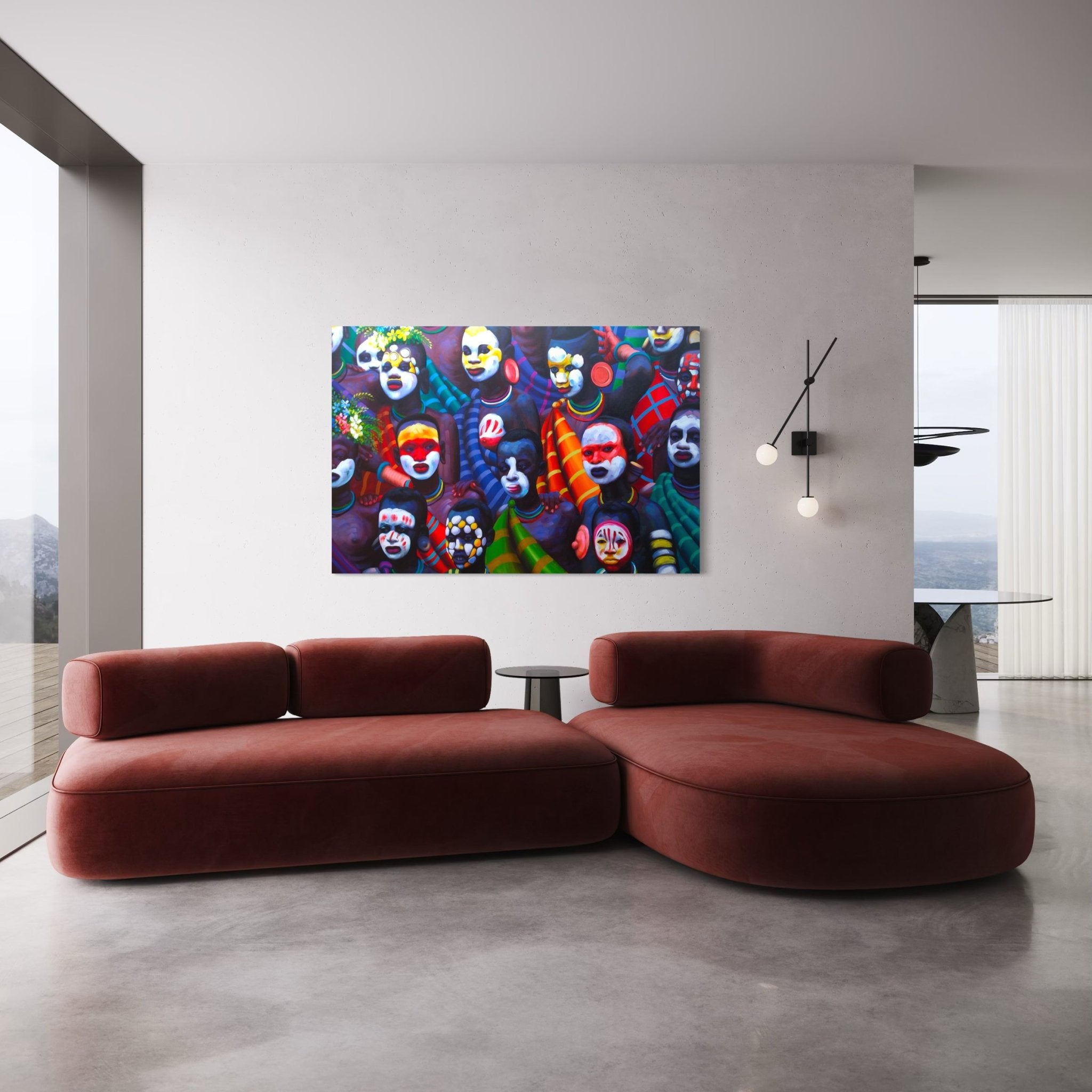 Kwesi Koo Nyarkoh Original Impressionist Painting 5 - Bibianna African Art Collective