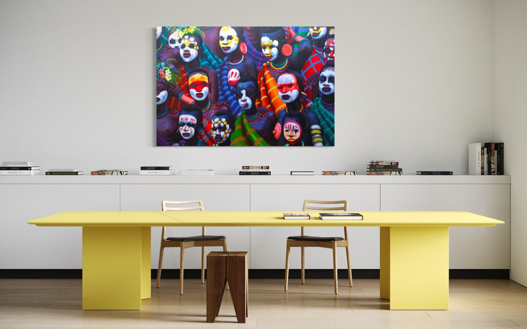 Kwesi Koo Nyarkoh Original Impressionist Painting 5 - Bibianna African Art Collective