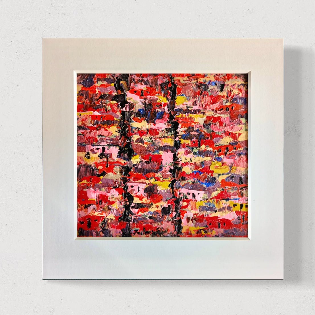 Miniature Abstract Landscape Kehinde Badmus - Bibianna African Art Collective