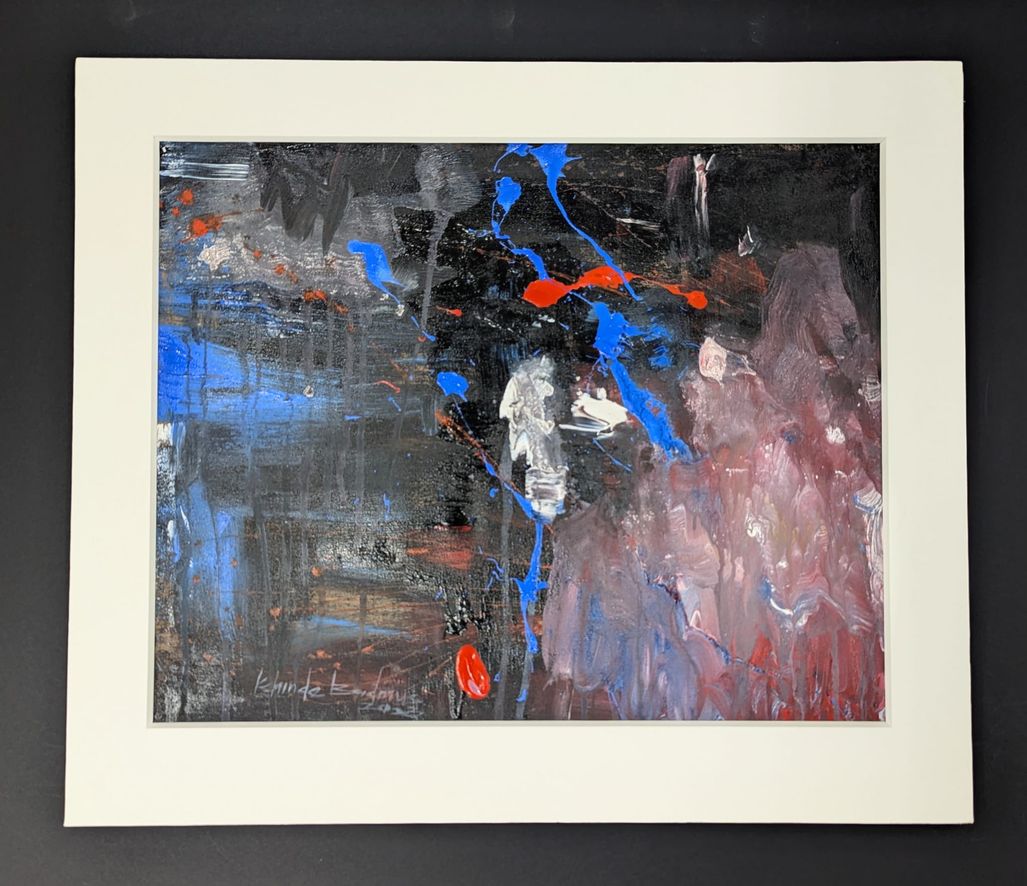 Miniature Abstract Painting - Bibianna African Art Collective