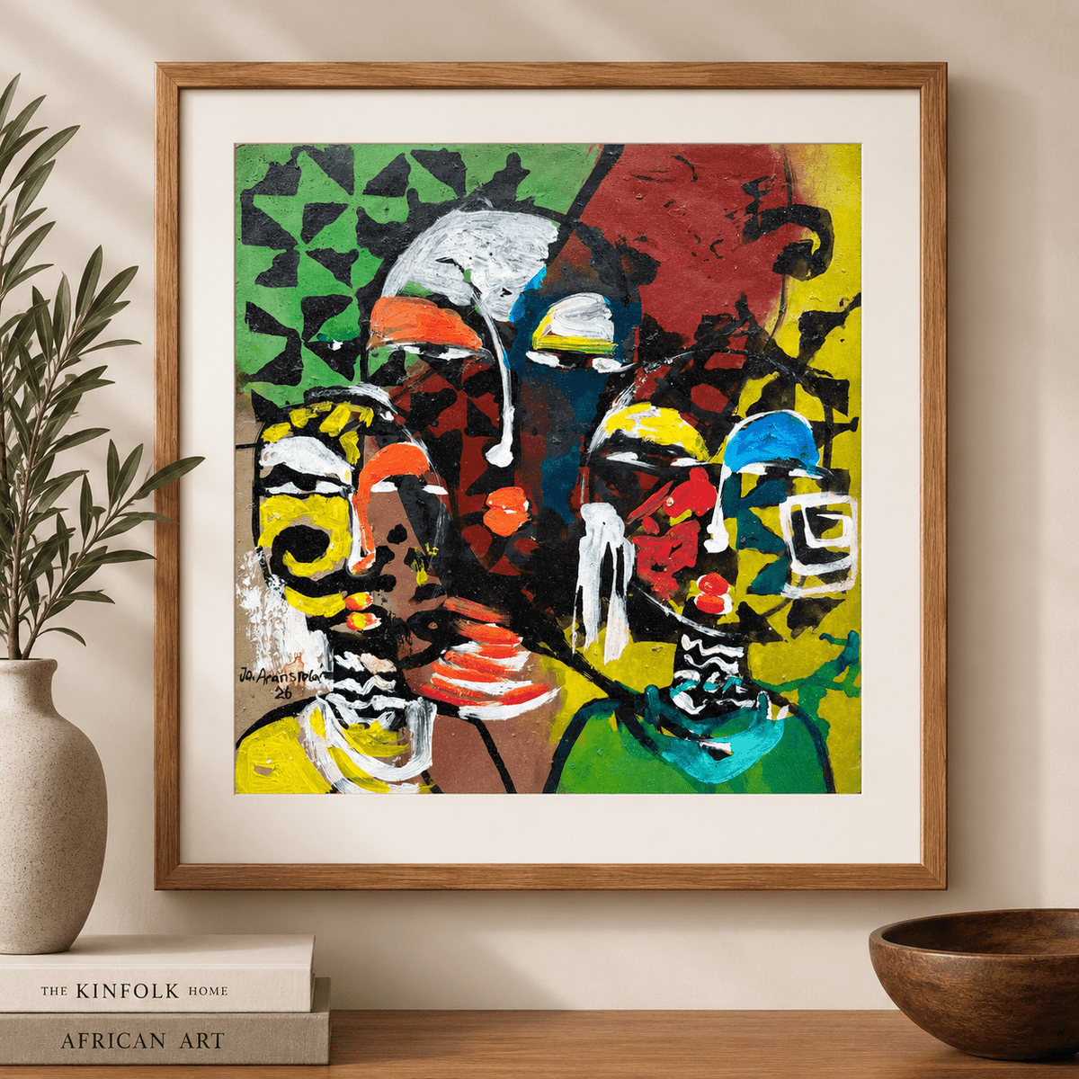 New Miniature Series J.O. Aransiola No. 2 - Bibianna African Art Collective