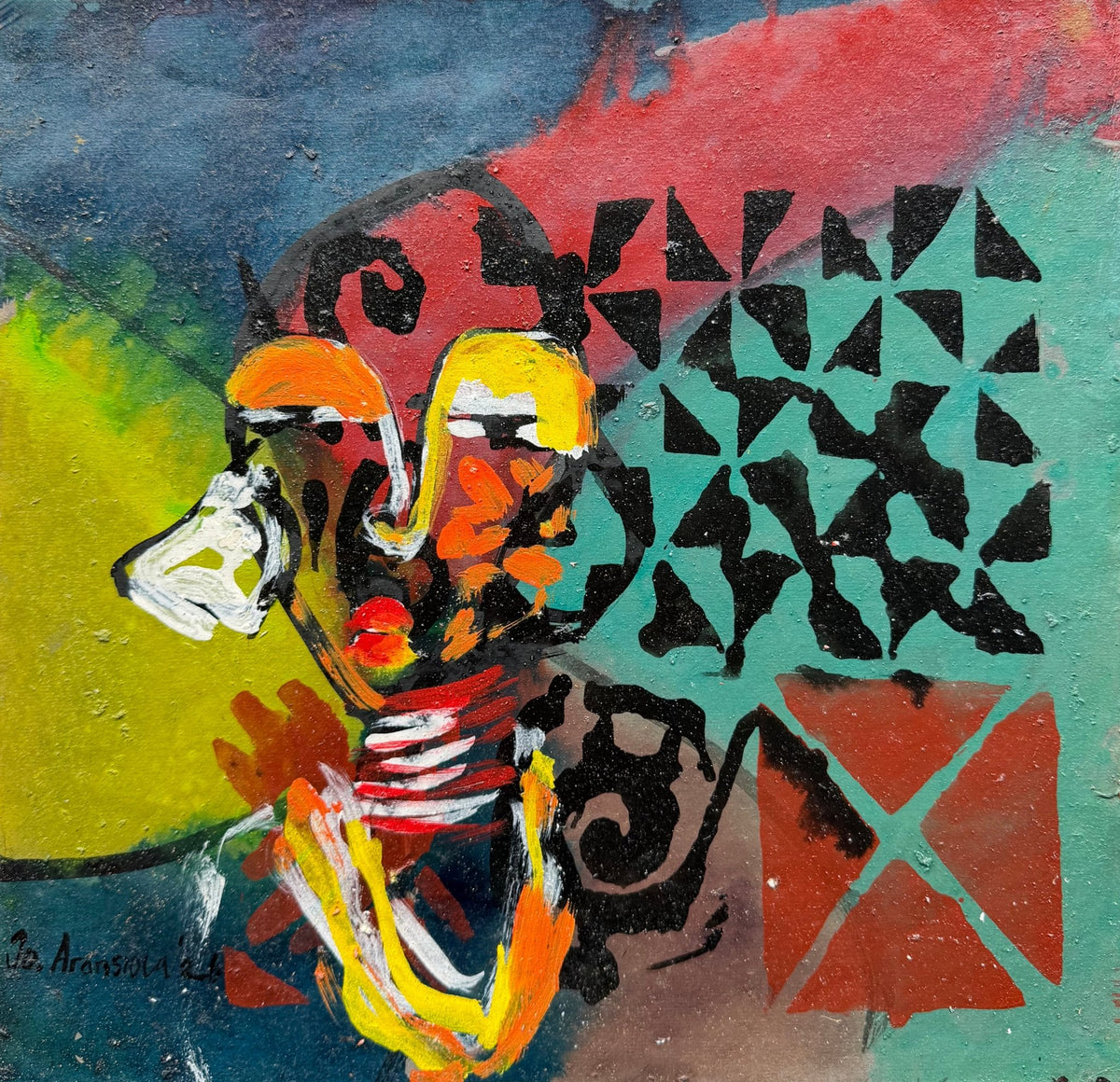 New Miniature Series J.O. Aransiola No. 4 - Bibianna African Art Collective