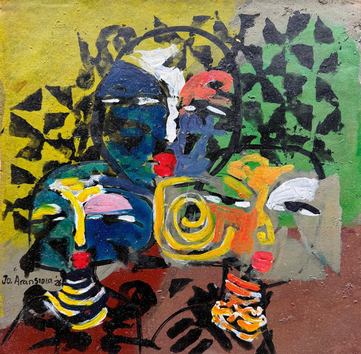 New Miniature Series J.O. Aransiola No. 5 - Bibianna African Art Collective