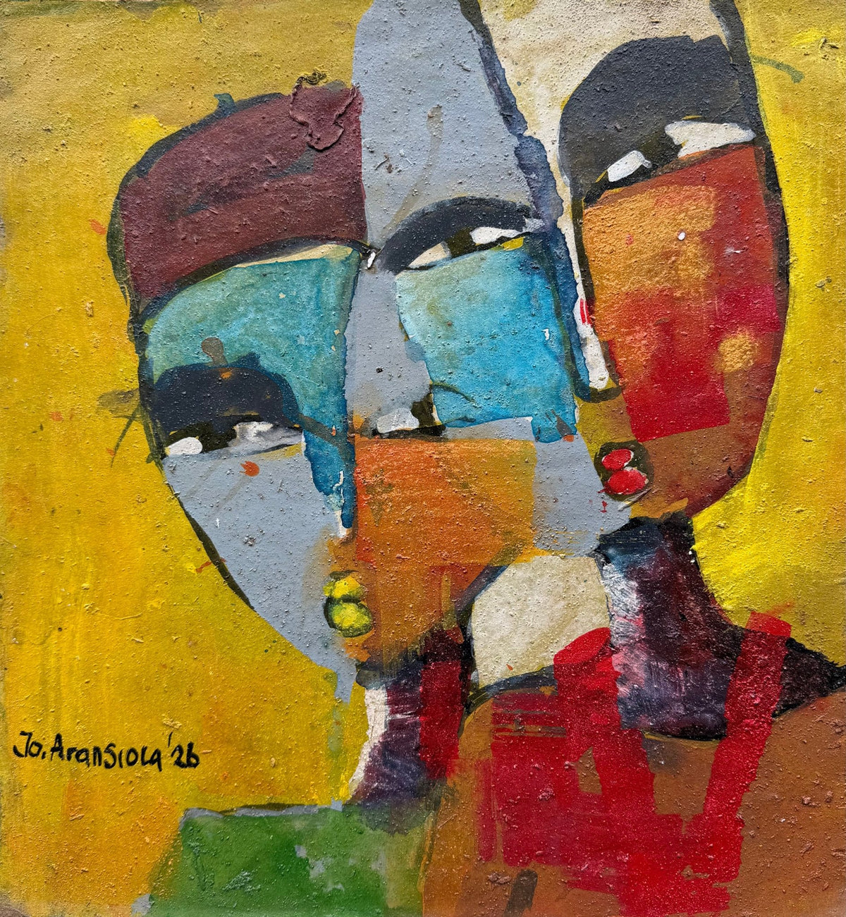 New Miniature Series J.O. Aransiola No. 8 - Bibianna African Art Collective