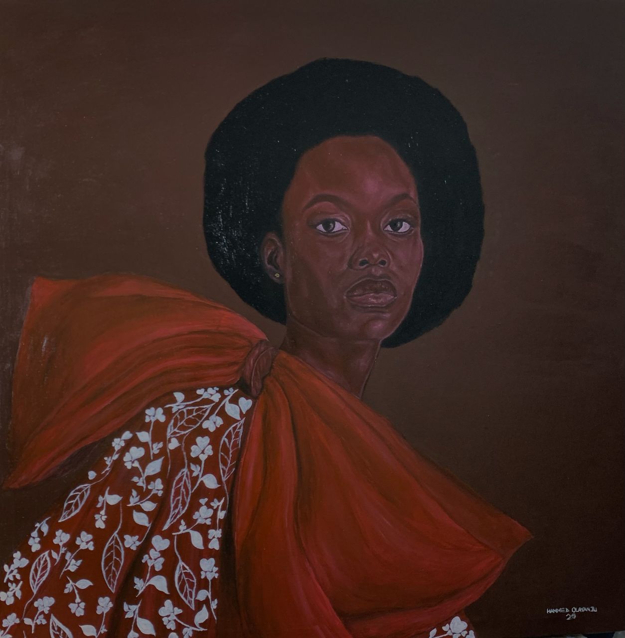Portrait by Hammed Omobayo - Bibianna African Art Collective