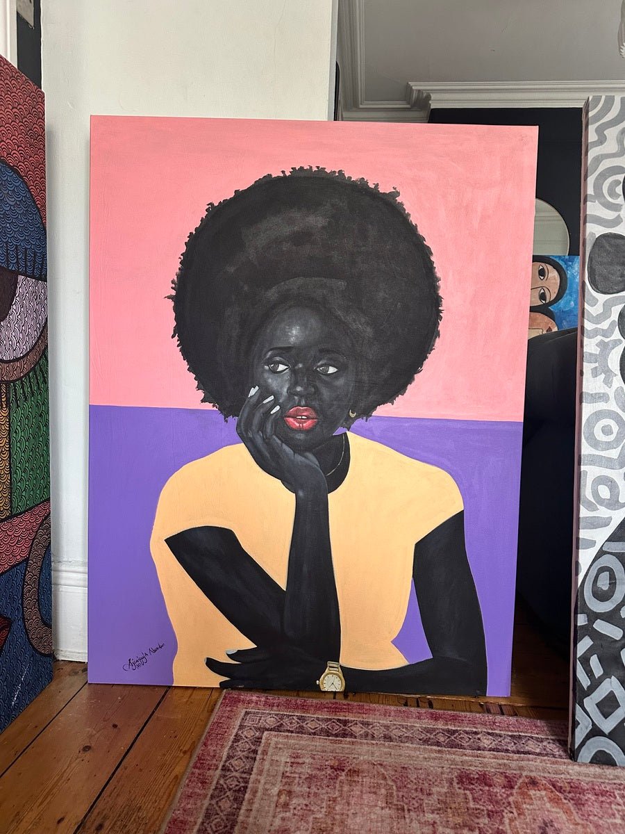 Posture of a black lady - Bibianna African Art Collective