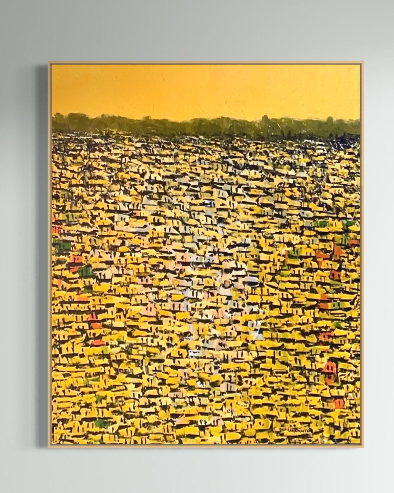 "Rooftops Series" By Akhile Ehiforia - Bibianna African Art Collective