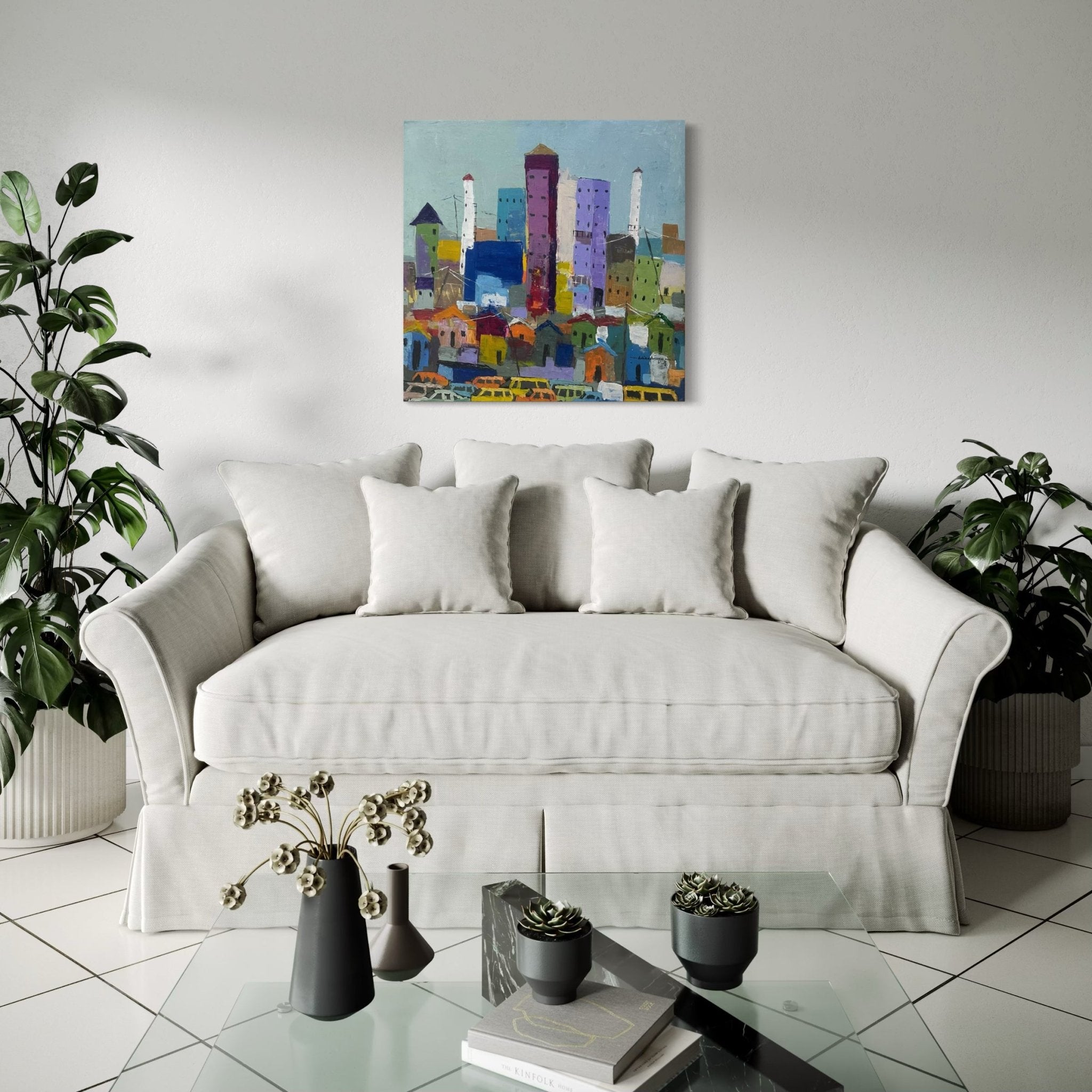 'Somewhere In Lagos City' - Bibianna African Art Collective