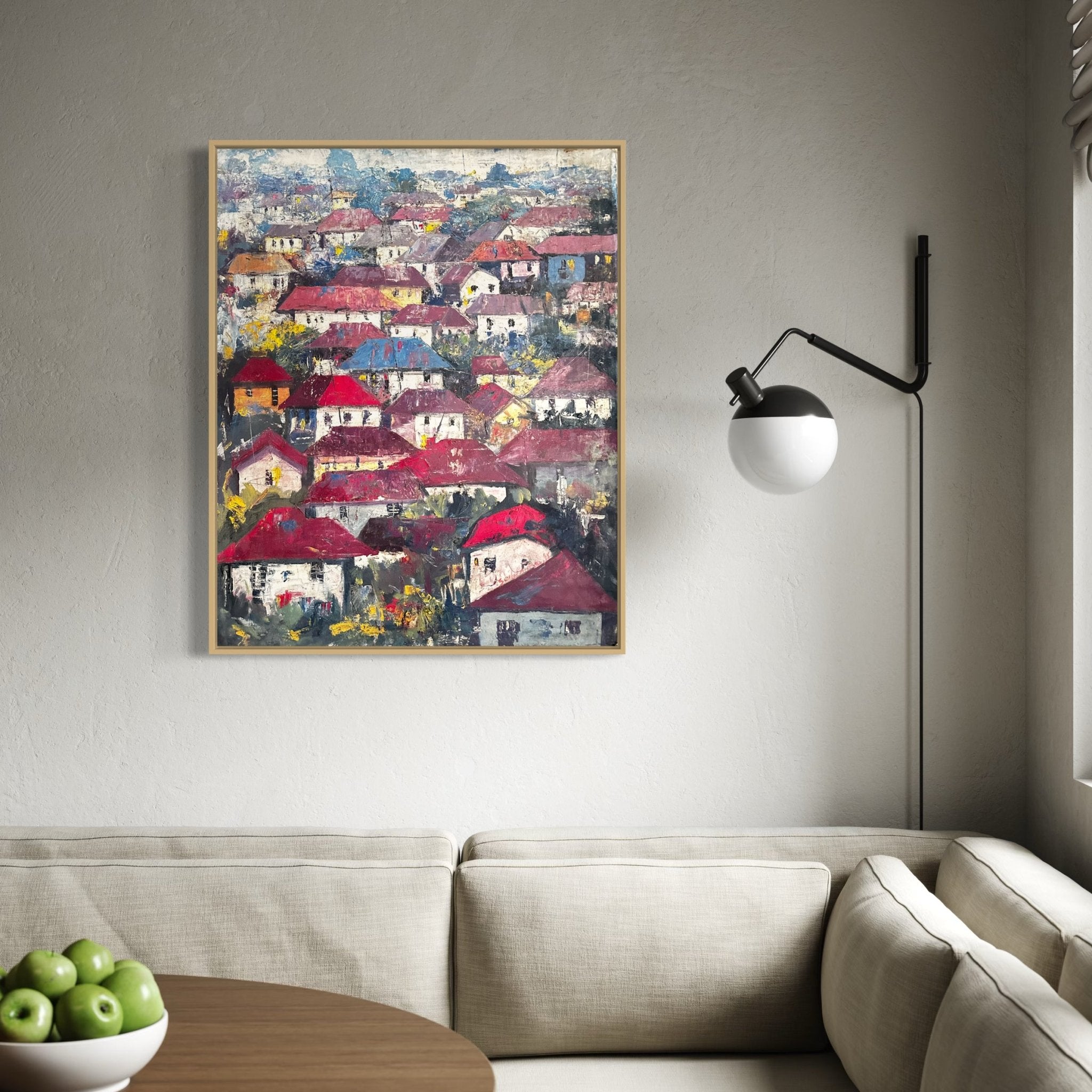 "Somewhere in the Africa. Rooftops" - Bibianna African Art Collective