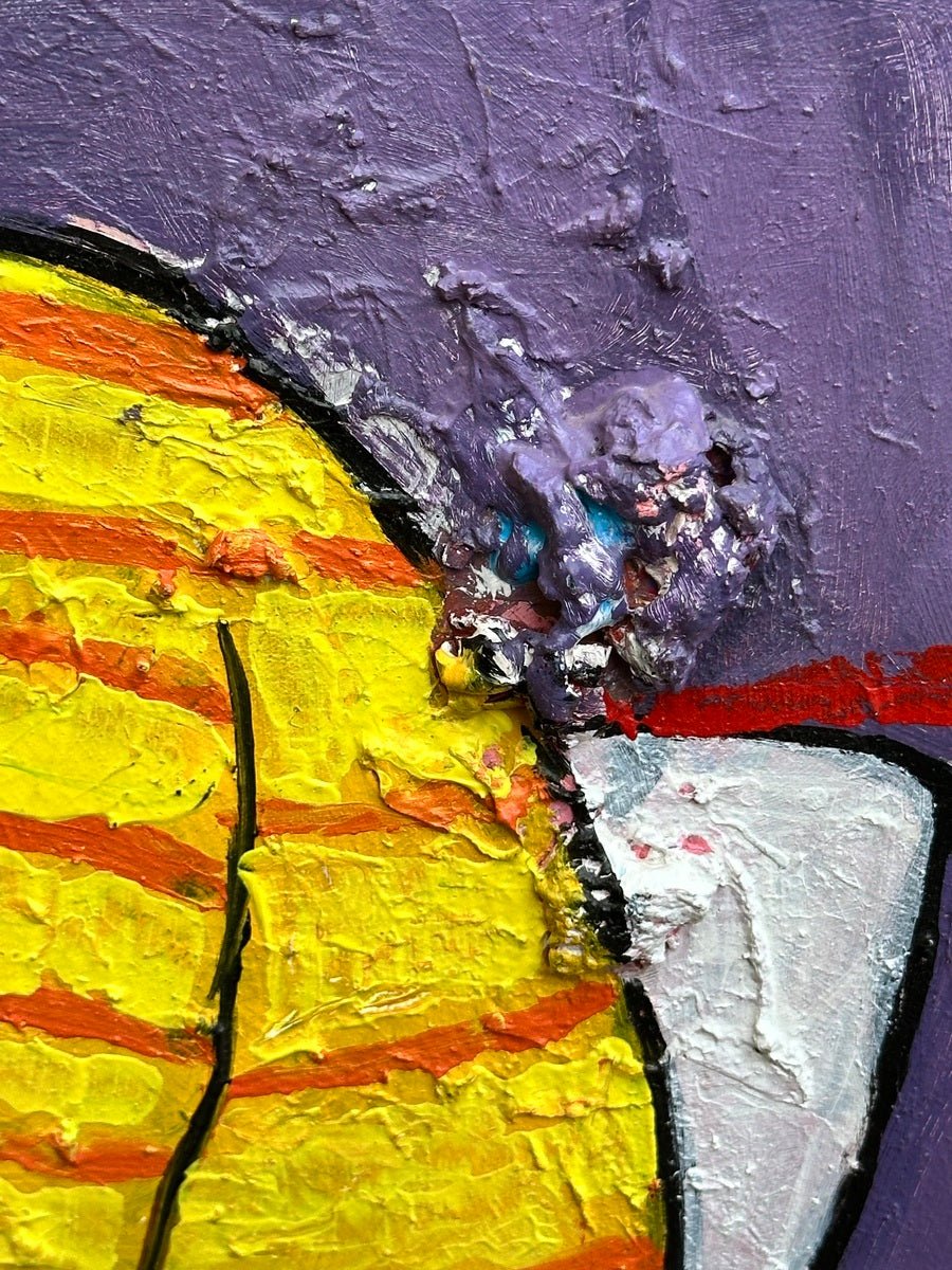 Surrealist Figurative Painting by Achike Anayo "Dance Of Nature" - Bibianna African Art Collective