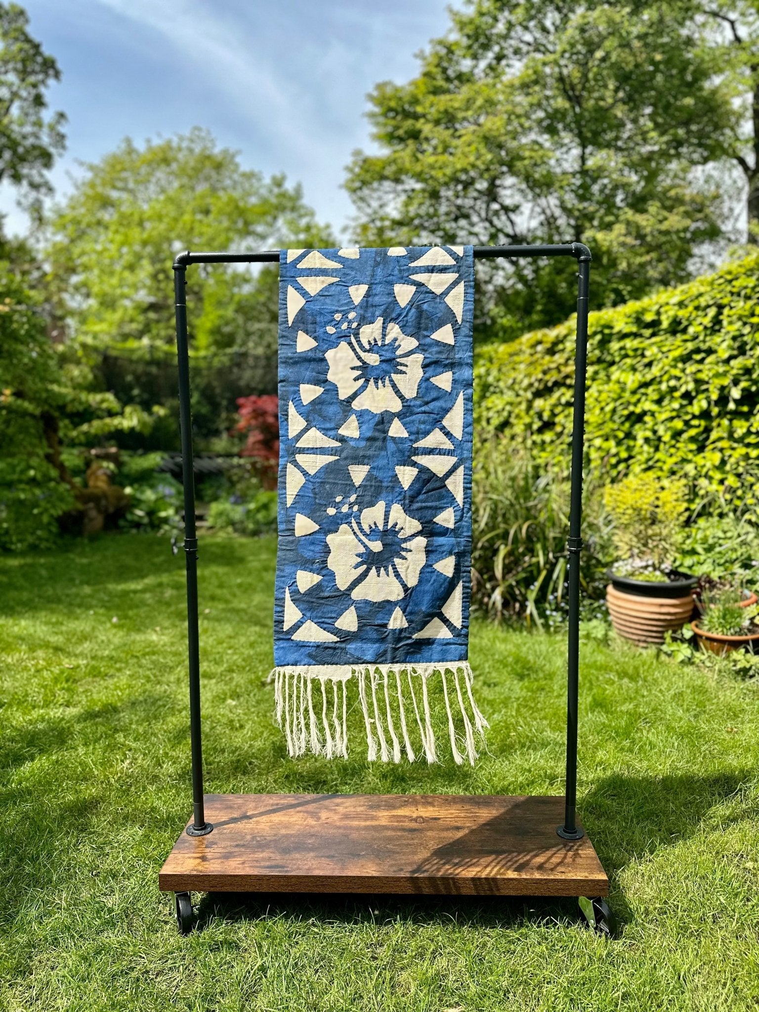 Table Runners Blue - Bibianna African Art Collective