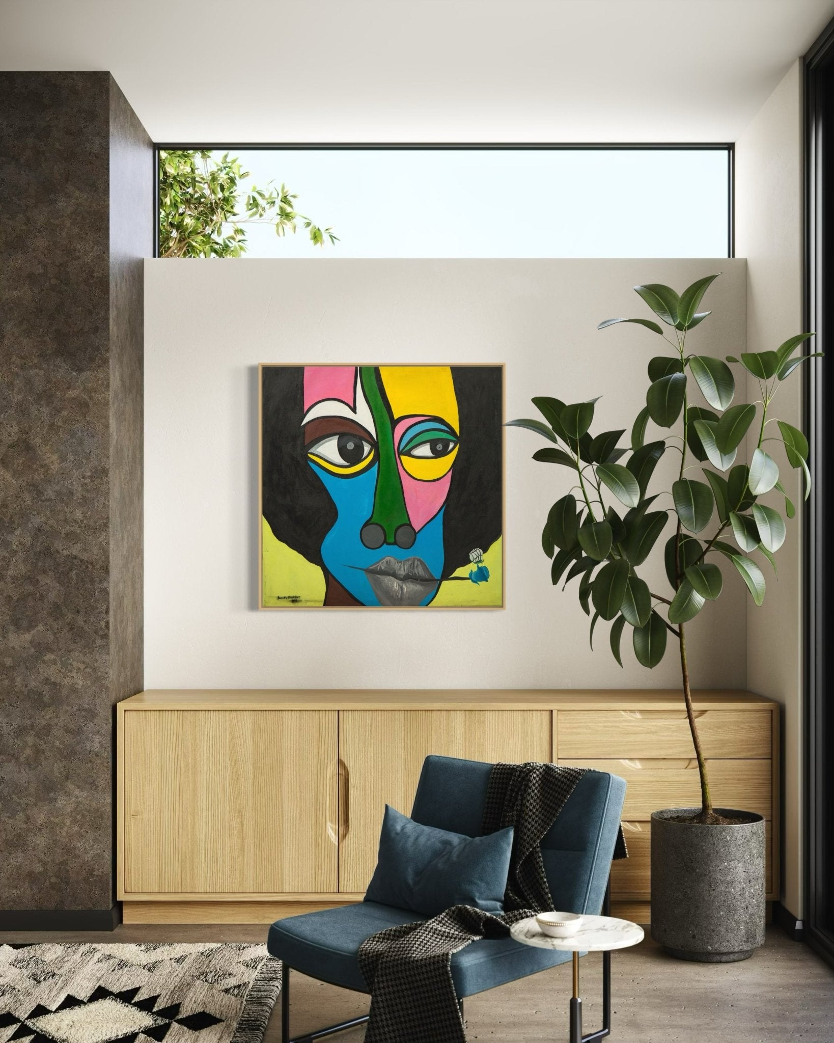 The Flowered Mouth - Bibianna African Art Collective