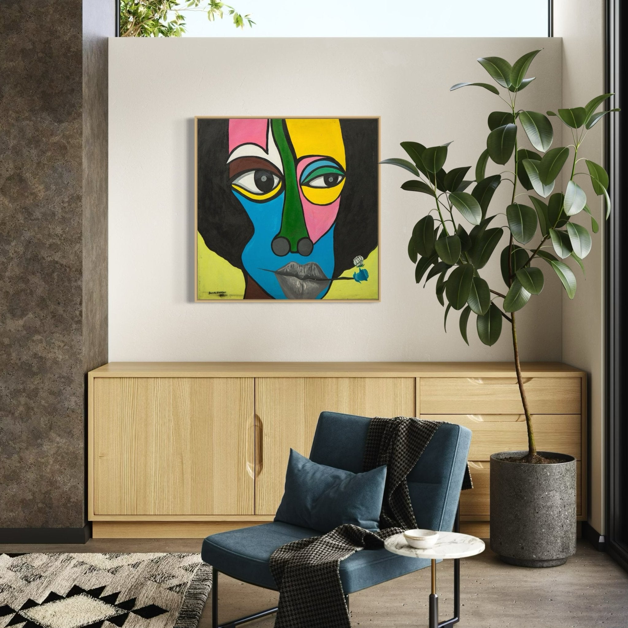 The Flowered Mouth - Bibianna African Art Collective