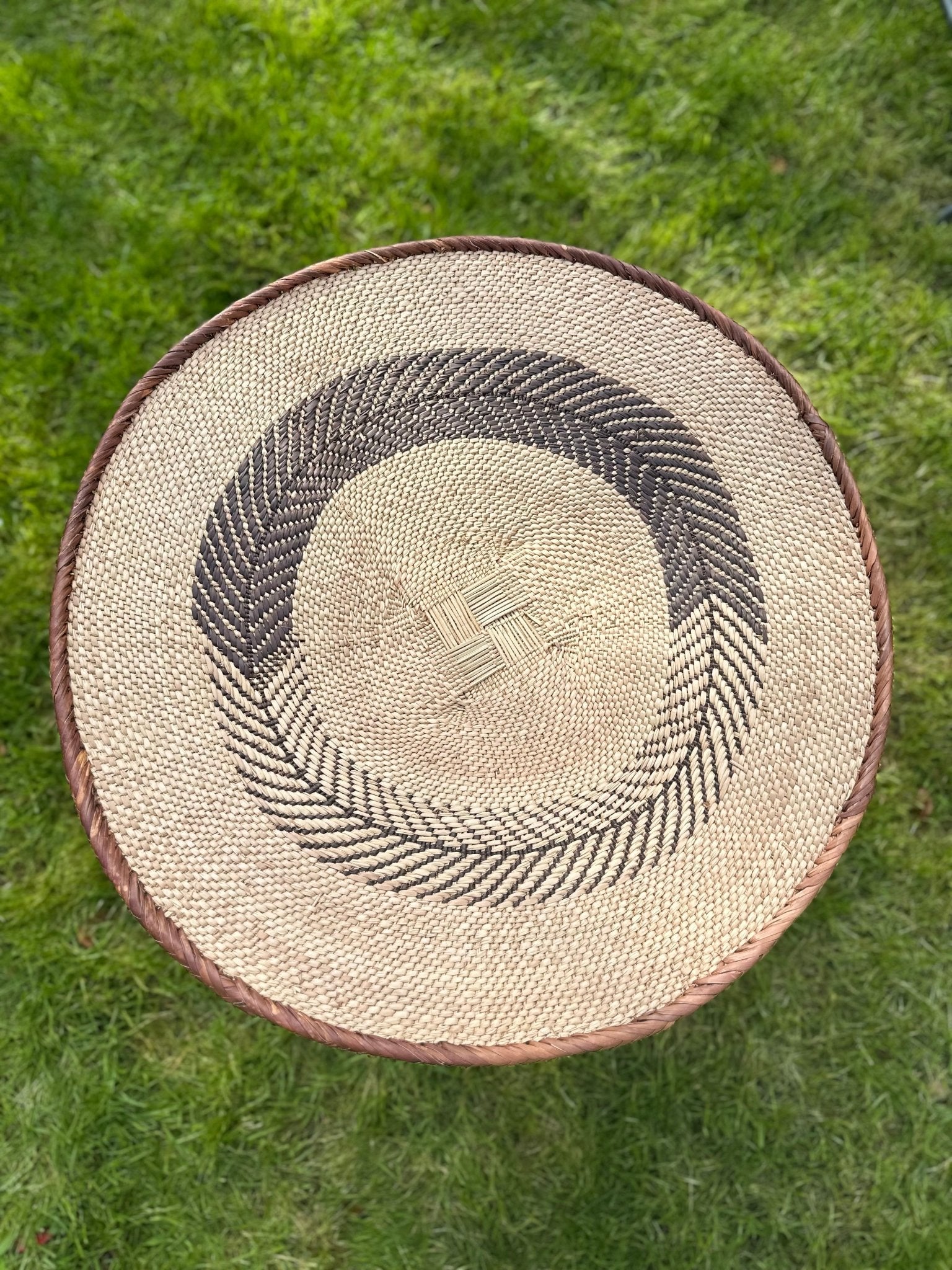 Tonga / Binga Basket Zimbabwean Basket Wall Art (A) - Bibianna African Art Collective