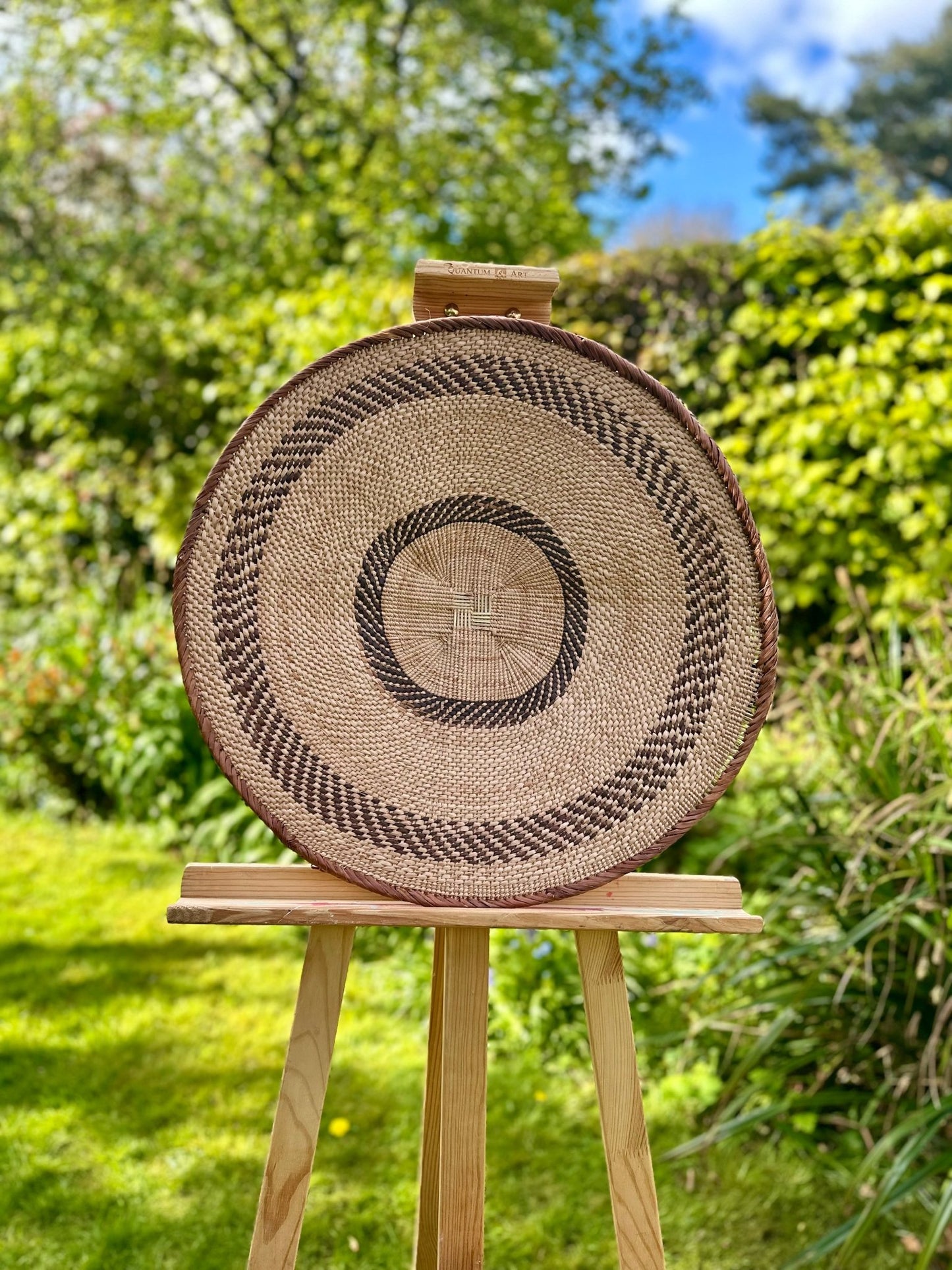 Tonga / Binga Basket Zimbabwean Basket Wall Art (D) - Bibianna African Art Collective