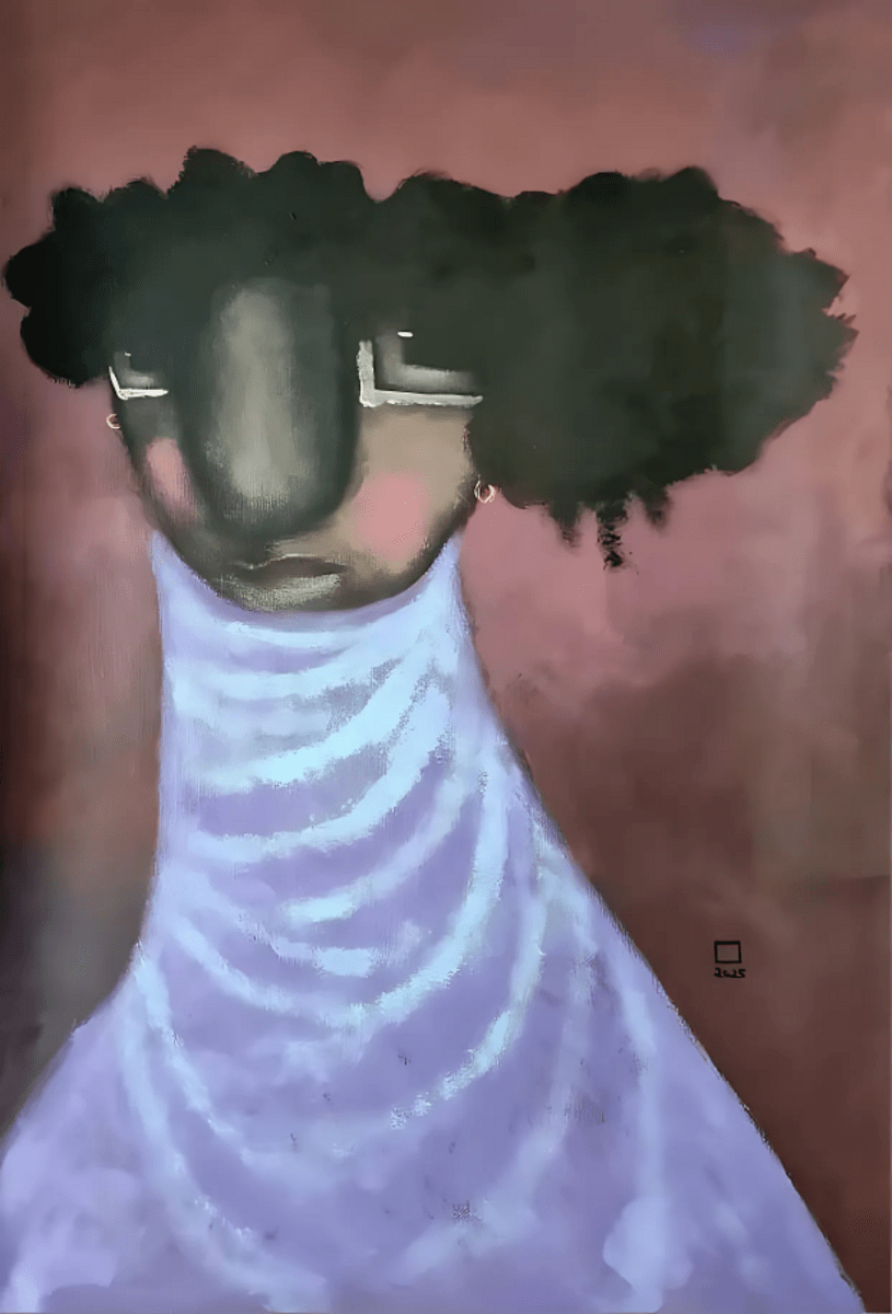 'Untitled' Portrait By Prince Obasi - Bibianna African Art Collective