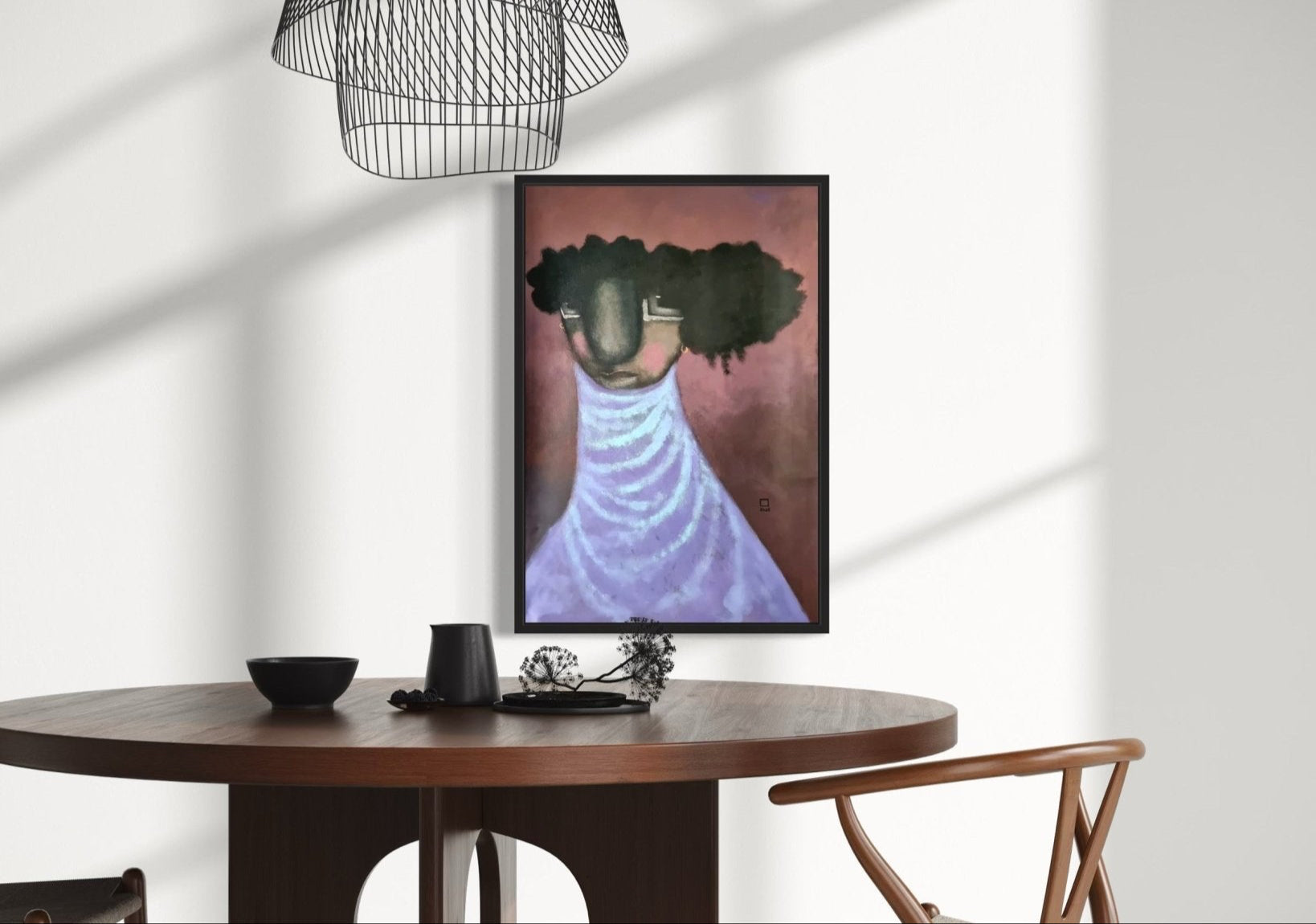 'Untitled' Portrait By Prince Obasi - Bibianna African Art Collective