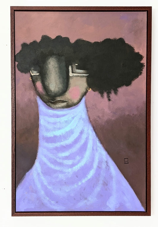 'Untitled' Portrait By Prince Obasi - Bibianna African Art Collective